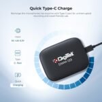 Digitek DWM-123 2-in-1 Wireless Microphone System – Magnetic Collar Mic with Charging Case & 60m Range (Black) - Image 6