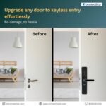 Purchase Connectica Good Fingerprint Door Lock - Extremely-Quick Biometric Unlock, Battery-Powered, Android & iOS Appropriate, Multi-Mode Keyless Entry | 1 Bolt | 2 Years Guarantee - Finest Worth India | AskMeFlash - Image 5