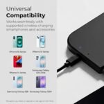 Purchase Zebronics MSP-W150 Mouse Pad with Wi-fi Charger, 15W Quick Charging, Micro-Weave Floor, Anti-Slip Rubber Base, 1m Kind-C Cable, Anti-Fraying Edges, Consolation Padding - Finest Value India | AskMeFlash - Image 8