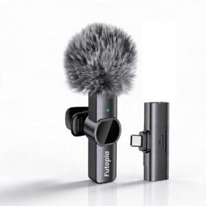 Purchase Futopia Wi-fi Lavalier Microphone for Sort-C – Skilled 2.4G Wi-fi Lapel Mic with Noise Discount, Reverb & Monitoring – 6H Battery Life, 20m Vary – Plug & Play for Recording, Vlog, YouTube – Greatest Worth India | AskMeFlash