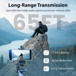 Purchase Futopia Wi-fi Lavalier Microphone for USB-C with Clever Noise Discount & Reverb, 20m Vary, 6H Battery Life for Vlog, YouTube, Stay Stream, Studio - Finest Worth India | AskMeFlash - Image 6