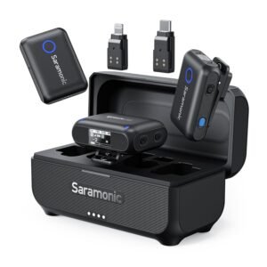 Purchase Saramonic Blink500 B2+ Wi-fi Lavalier Microphone for iPhone/Android/Cameras, 492ft Vary, 20h Battery Life with Noise Cancelling Compatibale for Interview Vlog Dwell Stream Podcast Video Recording – Finest Worth India | AskMeFlash