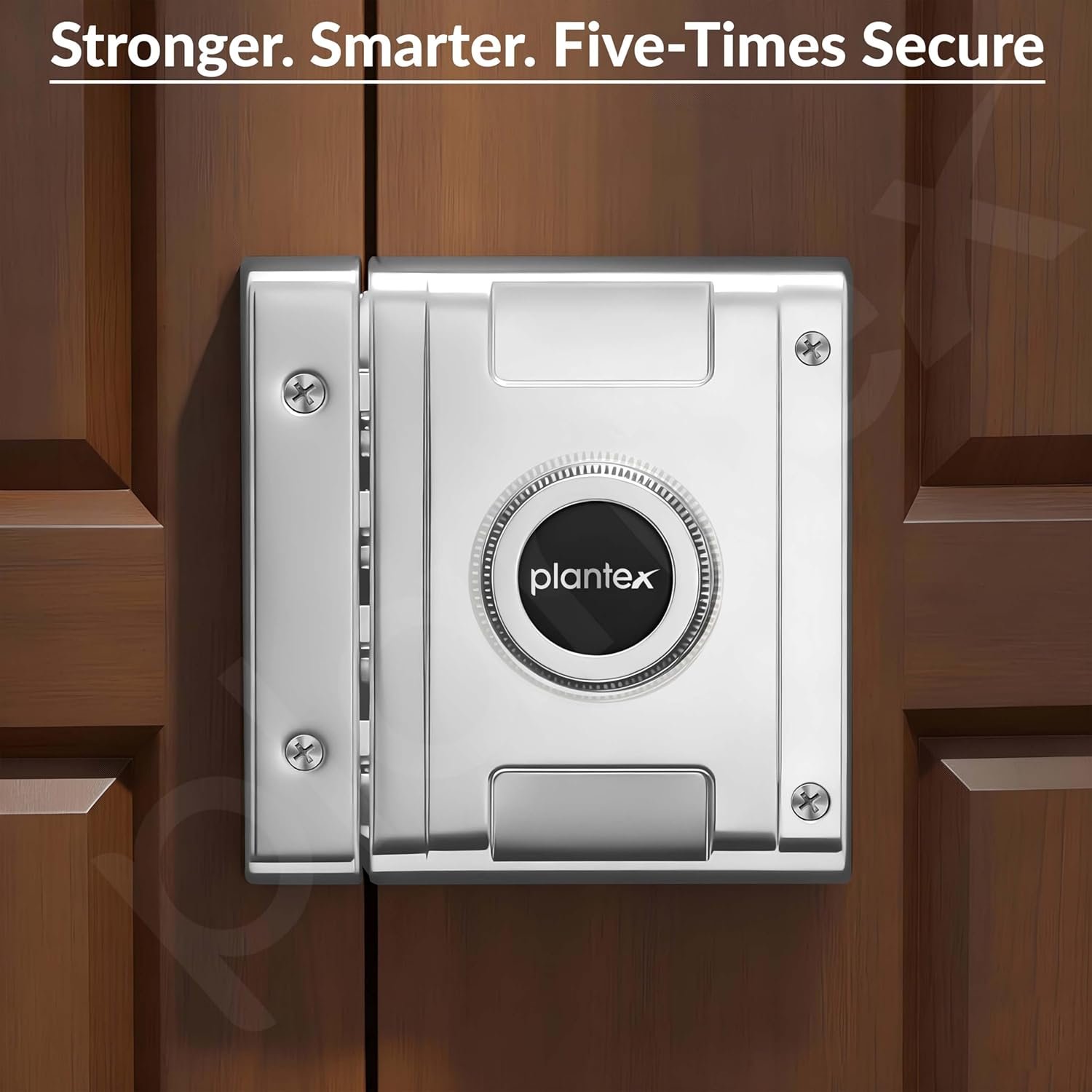 Purchase Plantex Foremost Door Deadbolt Lock 5 Bullets/Stainless Metal Penta Bolt/Door Lock Set with 4 Pin Cylindrical Keys with 5 Years of Guarantee (Matt) - Finest Worth India | AskMeFlash - Image 9