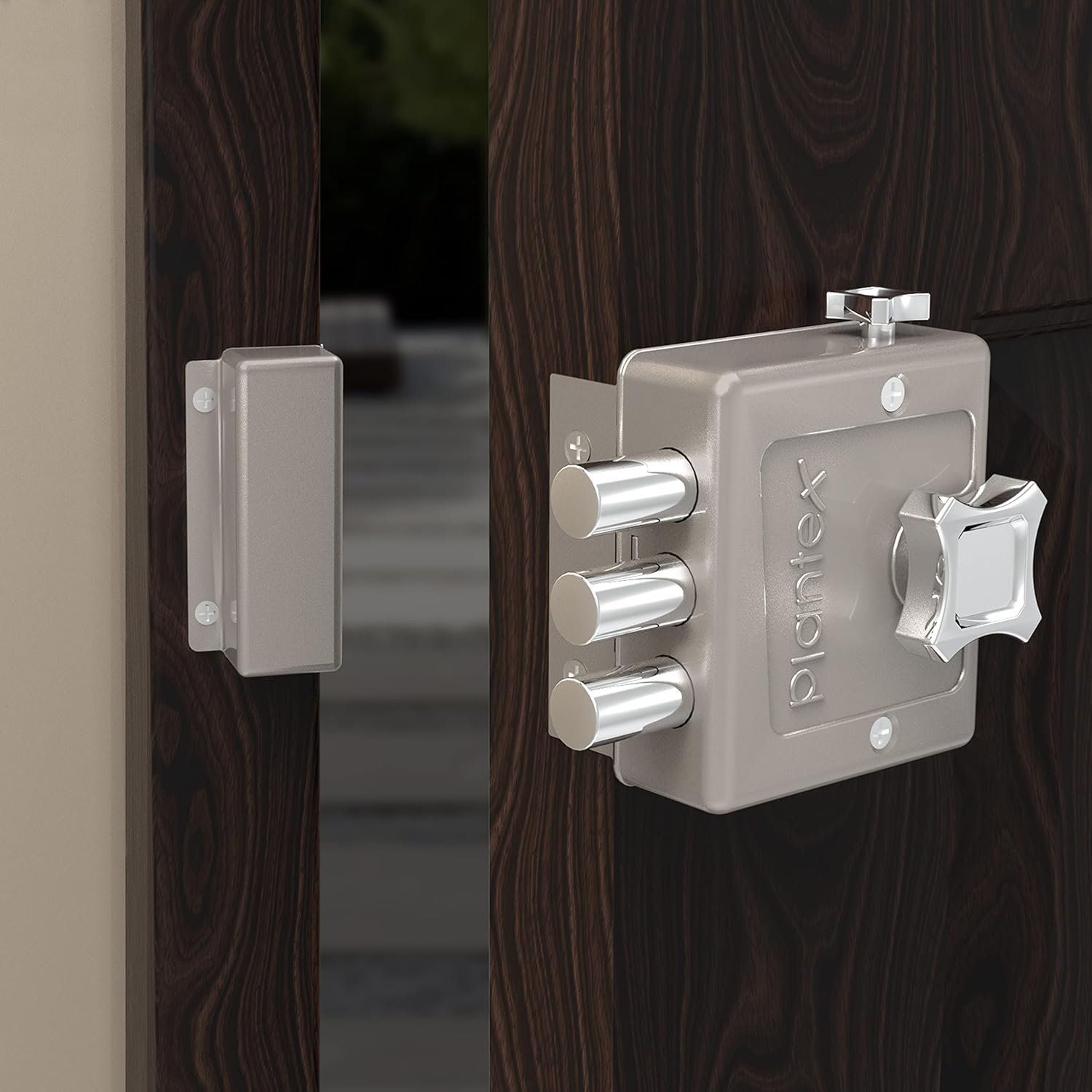 Purchase Plantex Heavy Obligation Lifeless Bolt Lock/Rim Lock Set/Trio for Residence/Workplace/Lodge - Pack of 1 (Matt) - Finest Value India | AskMeFlash