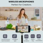 Purchase Futopia Wi-fi Lavalier Microphone for USB-C with Clever Noise Discount & Reverb, 20m Vary, 6H Battery Life for Vlog, YouTube, Stay Stream, Studio - Finest Worth India | AskMeFlash - Image 5