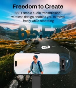 Mini Wireless Lavalier Microphone – USB-C Clip-On Lapel Mic with Noise Reduction for Android, Tablets & PC - Image 6