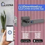 Purchase LAVNA Sensible Door Lock | 3 Means Unlock | Fingerprint, Cell app, Key Entry Appropriate for 28 mm to 55mm Wood Door match with Proper N Left Door Deal with (Digital) (LA15) - Greatest Value India | AskMeFlash - Image 6