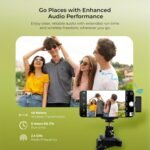 Purchase Digitek® (DWM-115 2-in-1 Wi-fi Microphone, 2.4GHz, Magnetic Clip, Noise Discount Lavalier Mic, 40m Vary, 6Hr Battery, 360° Sound Seize for iOS & Android, Excellent Video Recording, Vlogging - Finest Worth India | AskMeFlash - Image 5