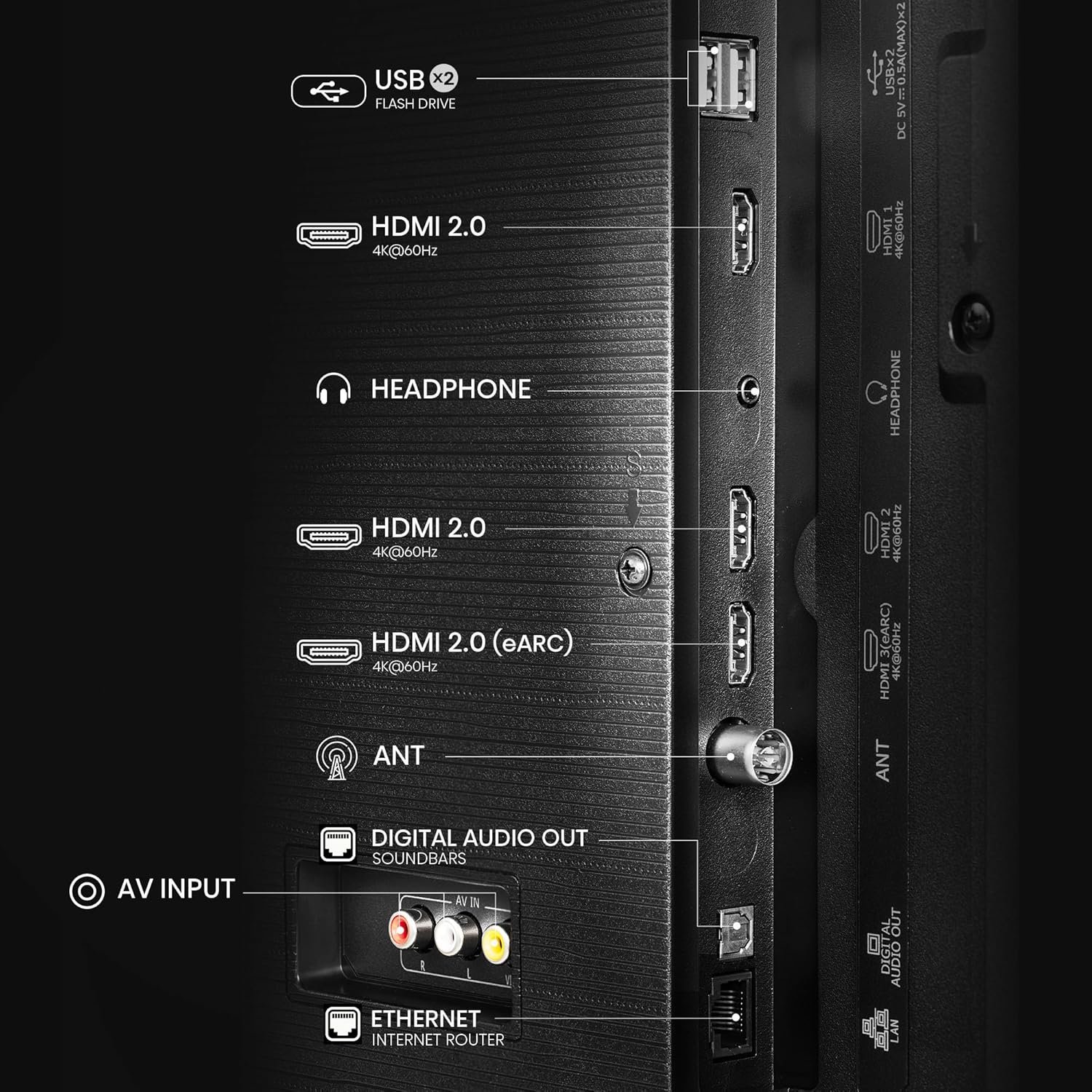 Hisense 164 cm (65 inches) E6N Sequence 4K Extremely HD Good LED Google TV 65E6N (Black) - Image 9