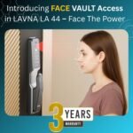 Purchase LAVNA 8 Approach Premium Good Door Lock with Digital camera N Face, Fingerprint, Cellular App, WiFi + Bluetooth, RFID Card, OTP, PIN and Guide Key | 5-Bolt Safety | for Picket Doorways 3 Yr Guarantee (LA44 Face) - Finest Worth India | AskMeFlash - Image 2