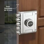 Purchase Plantex Foremost Door Deadbolt Lock 5 Bullets/Stainless Metal Penta Bolt/Door Lock Set with 4 Pin Cylindrical Keys with 5 Years of Guarantee (Matt) - Finest Worth India | AskMeFlash - Image 3