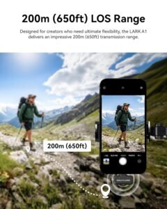 Purchase Hollyland Lark A1 Combo Wi-fi Lavalier Microphone, 48kHz/24-bit Audio, 3-Degree Noise Cancellation, 200m Vary, Clip-On Mic for iPhone 15/16, Android, YouTube, Podcast & Vlog - Finest Value India | AskMeFlash - Image 5