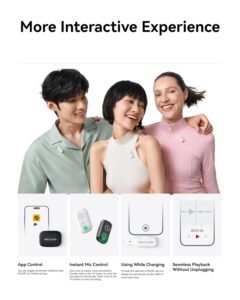 Purchase Hollyland Lark A1 Combo Wi-fi Lavalier Microphone, 48kHz/24-bit Audio, 3-Degree Noise Cancellation, 200m Vary, Clip-On Mic for iPhone 15/16, Android, YouTube, Podcast & Vlog - Finest Value India | AskMeFlash - Image 11