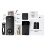 Purchase Haken HDLE Guard Professional Digital Door Lock for Picket Door | 6-Method Entry – Fingerprint, PIN, RFID Card, Cellular App (WiFi), Mechanical Key & Audio-Video Communication | Good Safety Lock | Black - Greatest Value India | AskMeFlash - Image 3
