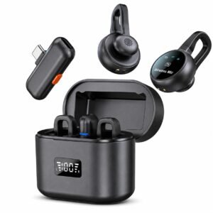 Purchase Good Saver Wi-fi Lavalier Microphone for iPhone, iPad and Android (Sort-C Port Model), AI Noise Discount, 2 Pack Spherical Mini Mic for Video Recording YouTube TikTok Content material Creator – Finest Value India | AskMeFlash