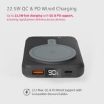 Purchase Beetel MagVibe Collection WS01Magsafe 10000mAh Magnetic 15W Wi-fi Energy Financial institution - Finest Value India | AskMeFlash - Image 2