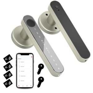 Purchase Fingerprint Door Lock,Good Door knob,Biometric Door Lock,with passcode keypad Fobs keyless Entry Door Deal with，for Bed room Residence Lodge Workplace House (Champagne Gold with APP) – Finest Worth India | AskMeFlash