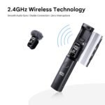 Purchase Humble® Velox V99 All in One Wi-fi Lavalier Microphone with Noise Discount, Twin Clip-On Mics, Tripod Stand & Charging Case–Plug & Play Mic for iPhone, Sort-C Android, YouTube, Vlogging,Podcast - Finest Worth India | AskMeFlash - Image 6