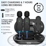 Purchase Skypearll Wi-fi Microphone, Noise Discount Lapel Mic with Charging Case, Wi-fi Mic for Video Recording, YouTube, Fb, Help System for Kind C iPhone & Android with Adapter Included. - Greatest Worth India | AskMeFlash - Image 7