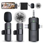 Purchase PQRQP 3-in-1 Wi-fi Lavalier Microphone for iPhone, Android & Digicam | Mini Mic for Recording, YouTube, TikTok, Stay Streaming | Crystal-Clear Sound High quality – Greatest Value India | AskMeFlash