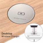 Purchase Audiovan Desktop Wi-fi Charger, 15W Quick Wi-fi Charging Station Pad Suitable with iPhones and Android Telephones (White) - Greatest Value India | AskMeFlash - Image 3