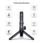 Purchase Humble® Velox V99 All in One Wi-fi Lavalier Microphone with Noise Discount, Twin Clip-On Mics, Tripod Stand & Charging Case–Plug & Play Mic for iPhone, Sort-C Android, YouTube, Vlogging,Podcast - Finest Worth India | AskMeFlash - Image 2