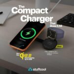 Purchase Stuffcool Nexi 3 in 1 Foldable Magnetic Wi-fi Charger Qi2.2 Licensed 25W Quick Charger for iPhone 12 to 16 Sequence AirPods and Apple Watch Consists of 45W PD Adapter and Sort C Cable - Finest Worth India | AskMeFlash - Image 3