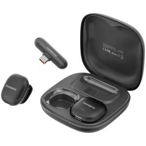 Purchase Wi-fi Lavalier Lapel Clip Microphone with Charging Case，Ai Noise Discount Mute Perform，40H Battery Life with Charging Case,for Reside Streaming, Vlogging TikTok,Sort C for iPhone Android – Finest Value India | AskMeFlash