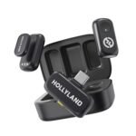 Purchase Hollyland Lark A1 Duo Wi-fi Lavalier Microphone, 48kHz/24-bit Audio, 3-Degree Noise Cancellation, 200m Vary, Clip-On Mic for iPhone 15/16, Android, YouTube, Podcast & Vlog – Finest Worth India | AskMeFlash
