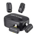 Purchase Hollyland Lark A1 Combo Wi-fi Lavalier Microphone, 48kHz/24-bit Audio, 3-Degree Noise Cancellation, 200m Vary, Clip-On Mic for iPhone 15/16, Android, YouTube, Podcast & Vlog – Finest Value India | AskMeFlash