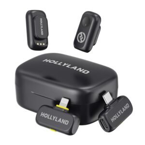 Purchase Hollyland Lark A1 Combo Wi-fi Lavalier Microphone, 48kHz/24-bit Audio, 3-Degree Noise Cancellation, 200m Vary, Clip-On Mic for iPhone 15/16, Android, YouTube, Podcast & Vlog – Finest Value India | AskMeFlash