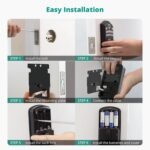 Purchase AkaGear DS10 Professional Fingerprint Keyless Entry Door Lock Keypad Deadbolt Lock | Entrance Door Lock, Sensible Door Lock, Bluetooth APP Management, Passcode Unlock, 2 Keys, Auto Lock, Oil Rubbed Bronze - Greatest Worth India | AskMeFlash - Image 9