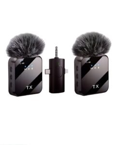 Purchase F11-2 Wi-fi Lavalier Microphone 3-in-1 Sort C & Lightning Noise Cancelling Collar Mic for Video Recording, Vlogging, YouTube, Stay Streaming, On-line Instructing & Interviews – Greatest Value India | AskMeFlash