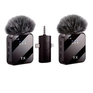 Purchase F11-2 Wi-fi Lavalier Microphone 3-in-1 Sort C & Lightning Noise Cancelling Collar Mic for Video Recording, Vlogging, YouTube, Stay Streaming, On-line Instructing & Interviews – Greatest Value India | AskMeFlash
