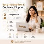 Purchase Haken HDLE Guard Professional Digital Door Lock for Picket Door | 6-Method Entry – Fingerprint, PIN, RFID Card, Cellular App (WiFi), Mechanical Key & Audio-Video Communication | Good Safety Lock | Black - Greatest Value India | AskMeFlash - Image 4