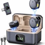 Purchase Fireshell Q8 Wi-fi Lavalier Microphone for iPhone, Android, Digital camera & Laptop computer | Twin Wi-fi Collar Mic with Charging Case, AI Noise Cancellation, Plug & Play for YouTube, Podcast & Vlogging – Finest Value India | AskMeFlash