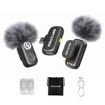 Purchase Hollyland Lark A1 Mini Duo Wi-fi Lavalier Microphone, 48kHz/24-bit Audio, 3-Degree Noise Cancellation, 200m Vary, Clip-On Mic for iPhone 15/16, Android, YouTube, Podcast & Vlog – Greatest Worth India | AskMeFlash