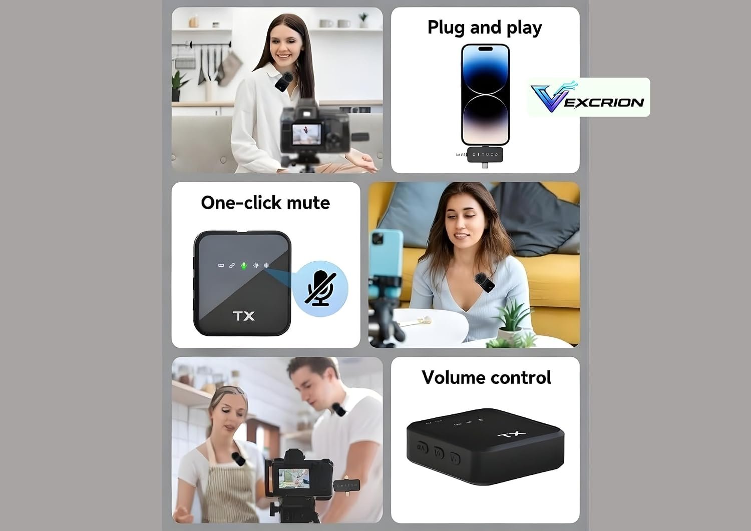 Purchase Wi-fi Lavalier Microphone with Twin Transmitters, USB Sort-C & 3.5mm Receiver, ENC Noise Discount, Clip-On Mic for Android Recording - Greatest Value India | AskMeFlash - Image 7