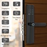 Purchase Fiori Biometric Sensible Door Lock | 7-Methods of Unlocking | Fingerprint | Cell App | OTP | Pin | Time Primarily based Passcode |RFID Card | Handbook Keys | End Matt Black - Finest Worth India | AskMeFlash - Image 2