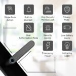 Purchase Fiori Biometric Sensible Door Lock | 7-Methods of Unlocking | Fingerprint | Cell App | OTP | Pin | Time Primarily based Passcode |RFID Card | Handbook Keys | End Matt Black - Finest Worth India | AskMeFlash - Image 3