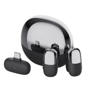 Purchase 2pcs Lavalier Wi-fi Microphone for USB C, Wi-fi Microphone with Noise Cancellation for Video Recording, Sport Reside Streaming, Interviews, YouTube, TikTok, Vlog – Finest Worth India | AskMeFlash