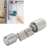 Purchase Sensible Cylinder Lock, Fingerprint APP Keyless Entry Door Lock for 60-110mm Doorways, 5 Unlocking Strategies with Enhanced Safety - Finest Worth India | AskMeFlash - Image 8