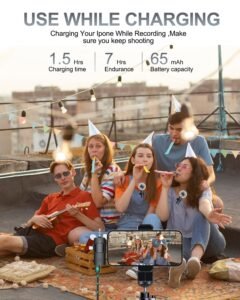 Purchase PQRQP 3-in-1 Wi-fi Lavalier Microphone for iPhone, Android & Digicam | Mini Mic for Recording, YouTube, TikTok, Stay Streaming | Crystal-Clear Sound High quality - Greatest Value India | AskMeFlash - Image 6