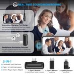 Purchase RIITEK Wi-fi Plug & Play Lavalier Microphone with Charging Case, Suitable for Sort-C Android & iPhone, 2.4G Auto-sync Mic for Reside Stream, Video Recording, Vlogging (Mannequin 01) - Greatest Worth India | AskMeFlash - Image 2