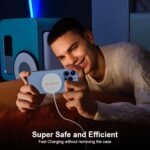 Purchase Umake 15W Wi-fi Charger, Quick Charging, and Sort-C Port, Magnetic Cable Appropriate with for iPhone 16/16 Plus/16 Professional/Max,15/15 Plus/15 Professional/15 Professional Max, 14/13/12, Collection (White) (BIS Licensed) - Greatest Value India | AskMeFlash - Image 7