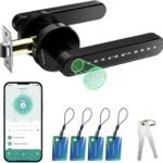 Purchase Fingerprint Door Lock, Door Locks for Bedrooms, Biometric Door Lock with Fingerprint/App/Password/Key/IC Card-Sensible Door Lock for Dwelling, Lodge, Workplace, Condo – Finest Worth India | AskMeFlash