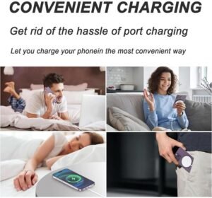 Purchase Wi-fi Charging Pad for iPhone 16/15/14/13/12 Collection and Sensible Watch, 15W Quick Charging, White, USB Sort-A, Qi Customary, Moveable - Greatest Worth India | AskMeFlash - Image 5