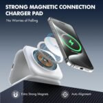 Purchase 3 in 1 Charging Station for A number of Units, Foldable Magazine/netic Quick Wi-fi Charger Dock, Journey Charging Pad for 1Phone 17 16 15 14 13 12 Professional Max Plus Ap/ple Watch Sequence & AirPods 4/3/2 (3 in 1) - Greatest Worth India | AskMeFlash - Image 5