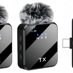 Purchase GADGETSWEAR Twin Wi-fi F13 Lavalier Microphone Plug and Use for YouTube, Podcasting, Recording Video, Collar Bluetooth Mic for Vlogging, Moveable & Appropriate Android Sort C, iPhone iOS – Greatest Worth India | AskMeFlash