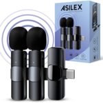 Purchase Wi-fi Lavalier Microphone for Sort-C Cellphone, 2 PCS Mini Wi-fi Microphones for Skilled Video Recording – Finest Worth India | AskMeFlash